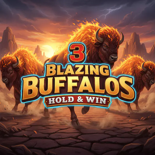 3 Blazing Buffalos: Hold & Win